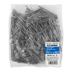 Bolsa con 1 kg de clavo estándar 2-1/2