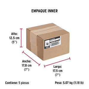 Bolsa con 1 kg de clavo estándar 2-1/2