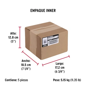 Bolsa con 1 kg de clavo estándar 2