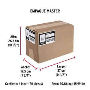 Bolsa con 1 kg de clavo estándar 2