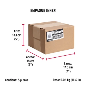 Bolsa con 1 kg de clavo estándar 3-1/2