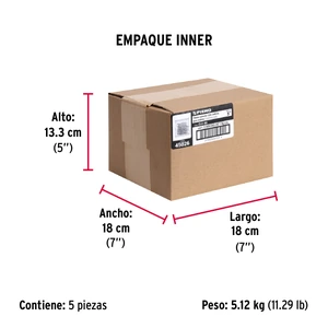 Bolsa con 1 kg de clavo estándar 5