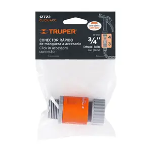 12722 / CLICK-ACC Truper Conector 3/4