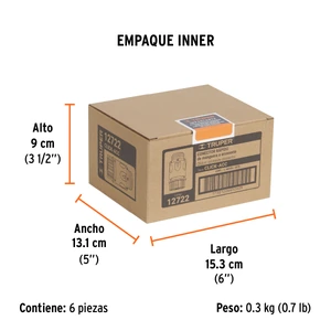 Truper Conector 3/4