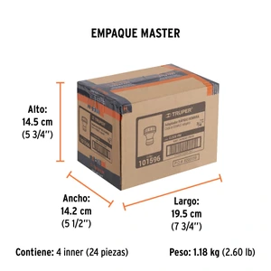 Conector 3/4