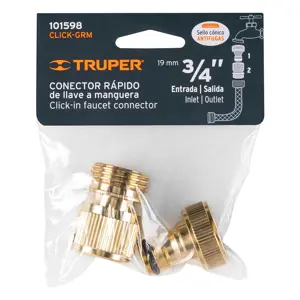 Truper Conector 3/4
