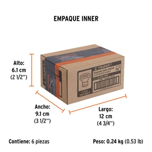 Conector 3/4