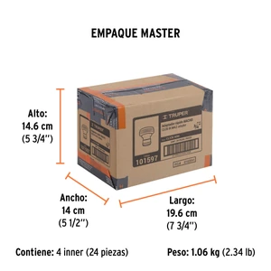 Conector 3/4