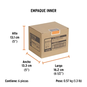 Truper Juego de 5 conectores 3/4