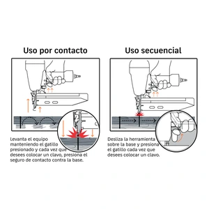 Clavadora neumática profesional, calibre 16, Truper