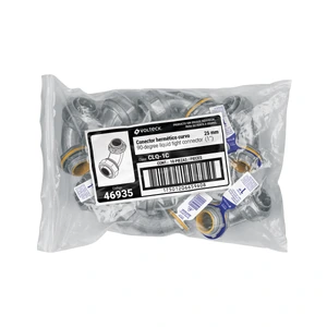 Conector curvo de 1