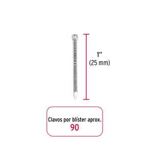 Blíster con 90 clavos estándar 1