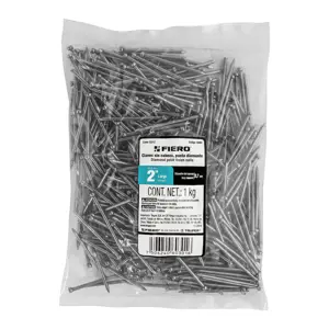 Bolsa con 1 kg de clavo estándar 2