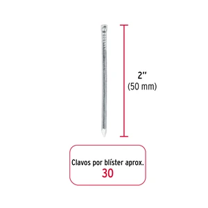 Blíster con 30 clavos estándar 2
