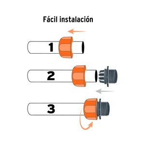 Truper Conector 1/2