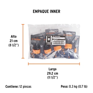 Truper Conector 1/2