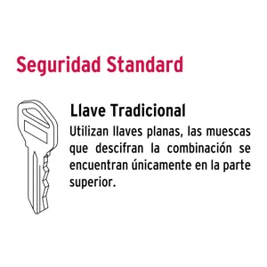Cerradura para mueble, modelo 20, latón, Hermex