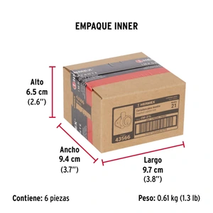 Cerradura para mueble, modelo 21, latón, Hermex