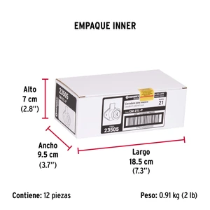 Cerradura para mueble, modelo 21, latón, Hermex Basic
