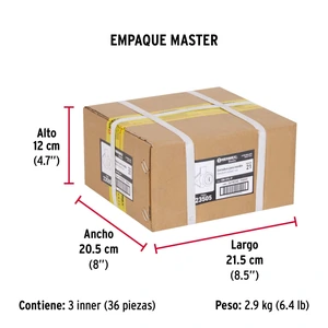 Cerradura para mueble, modelo 21, latón, Hermex Basic