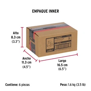 Cerradura para mueble, modelo 25, latón, Hermex