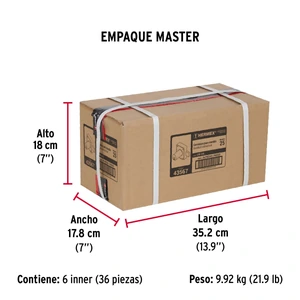 Cerradura para mueble, modelo 25, latón, Hermex