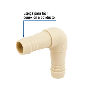 Codo 90° inserción de 1