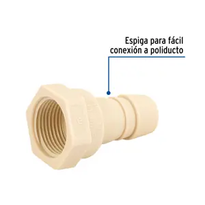 Adaptador inserción rosca interior de 3/4