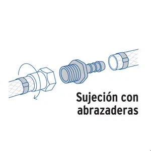 Adaptador inserción rosca exterior de 1/2