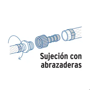 Adaptador hembra movible de polipropileno 3/4