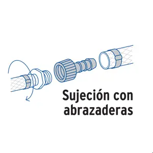Adaptador hembra movible de polipropileno 3/4