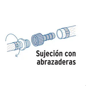 Adaptador hembra movible de polipropileno 3/4