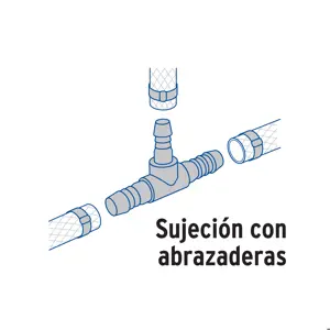 Foset Tee reducida inserción central 3/4