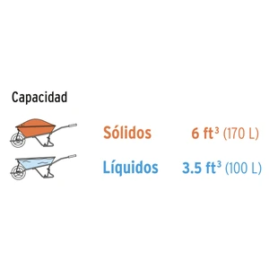 Concha para carretilla CAT- 60X, Truper Expert