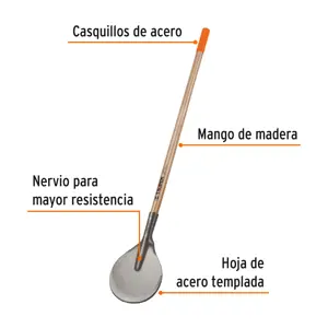 Coa afilada de usos múltiples, mango de madera 43