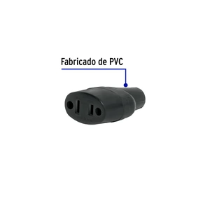2 Contactos de PVC, Volteck