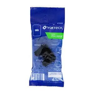Volteck Contacto sencillo, 2polos, sin tierra, línea Italiana,negro