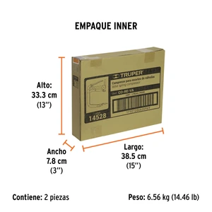 Compresor de resortes de válvulas, 166mm a 253mm, Truper
