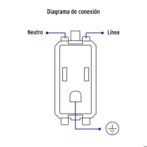 Contacto 2 polos + tierra, Volteck Basic