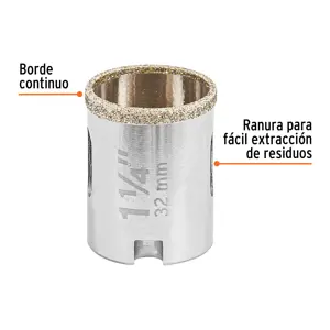 Brocasierra diamante 1-1/4
