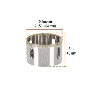 Brocasierra diamante 2-1/2