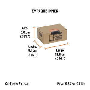 Brocasierra bimetálica 1-1/4