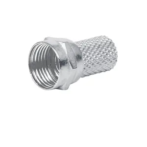 48482 / COCO-6R Bolsa con 4 conectores coaxiales RG 6 de enroscar, Volteck
