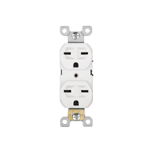 47722 / CODO-CHSB Contacto dúplex, cara de chino, Standard, blanco, Volteck