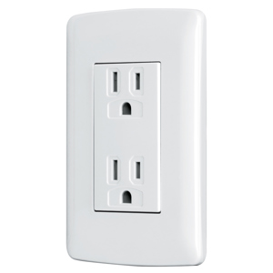 48130 / CODO-IB TRUPER Contacto dúplex aterrizado, color blanco, línea