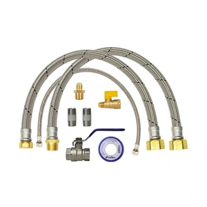 Paquete para instalación de boiler (3/8") con válvula de paso
