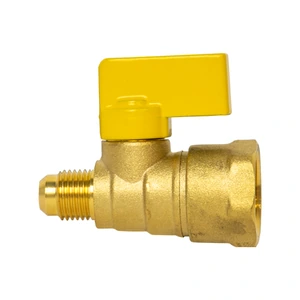 Llave de Control para Gas 1/2" FNPT Flare Recta