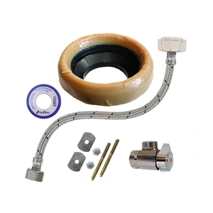 Paquete para Instalación de Sanitario con Cuello de Cera para Tubería de Cobre