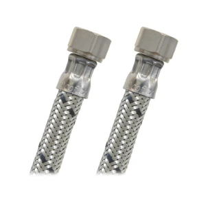 Conector Flexible para agua 3/8" COMP. X 3/8" COMP.