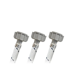 Conector Flexible T para agua 1/2" A.M. X 1/2" A.M. X 1/2" A.M.